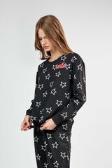 Gisela Long pyjamas with T-shirt white