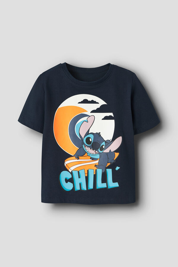 Name it Stitch kid's short-sleeved T-shirt blue