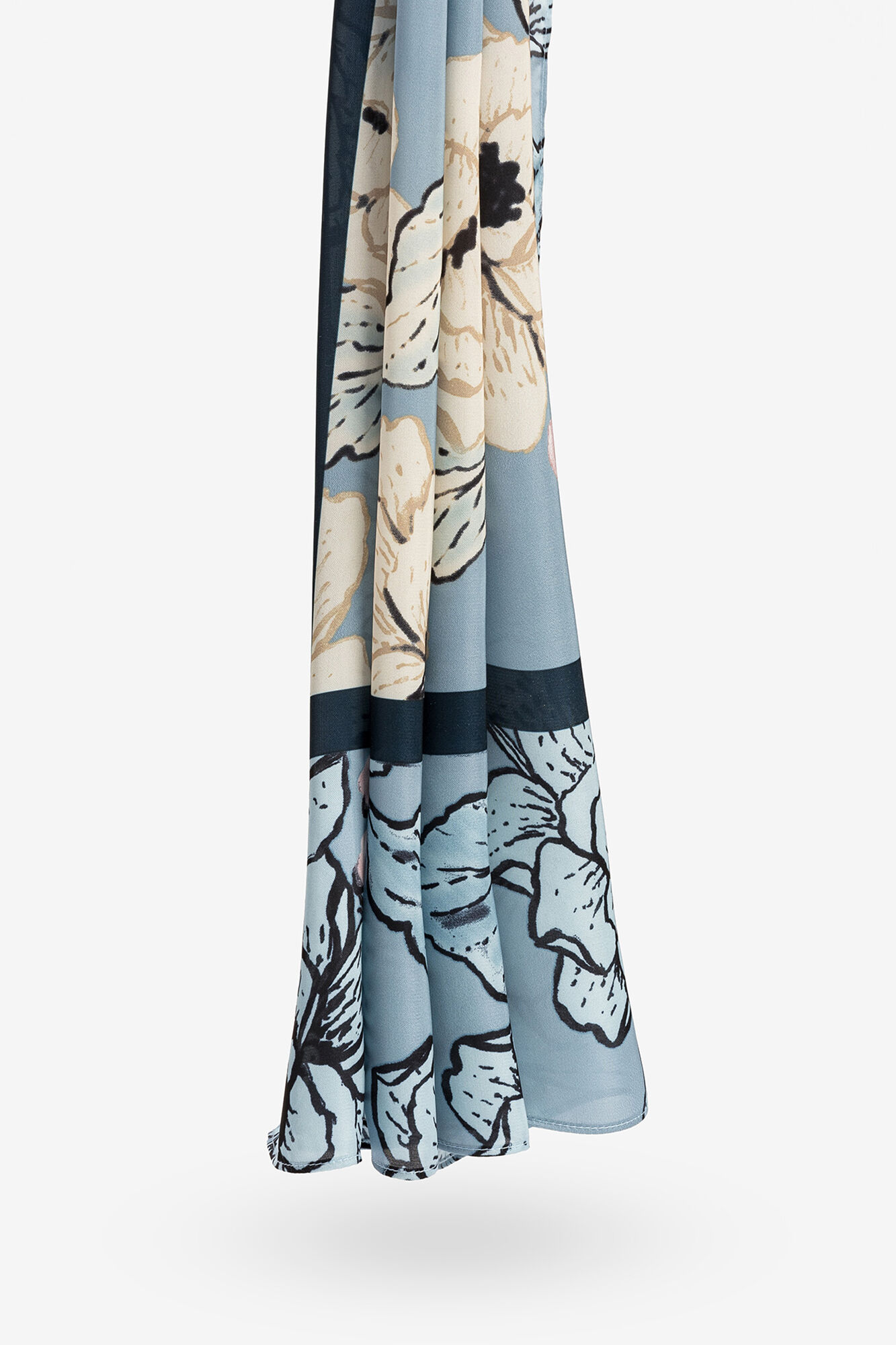 Vilanova Pa&ntilde;uelo Satinado Estampado Floral