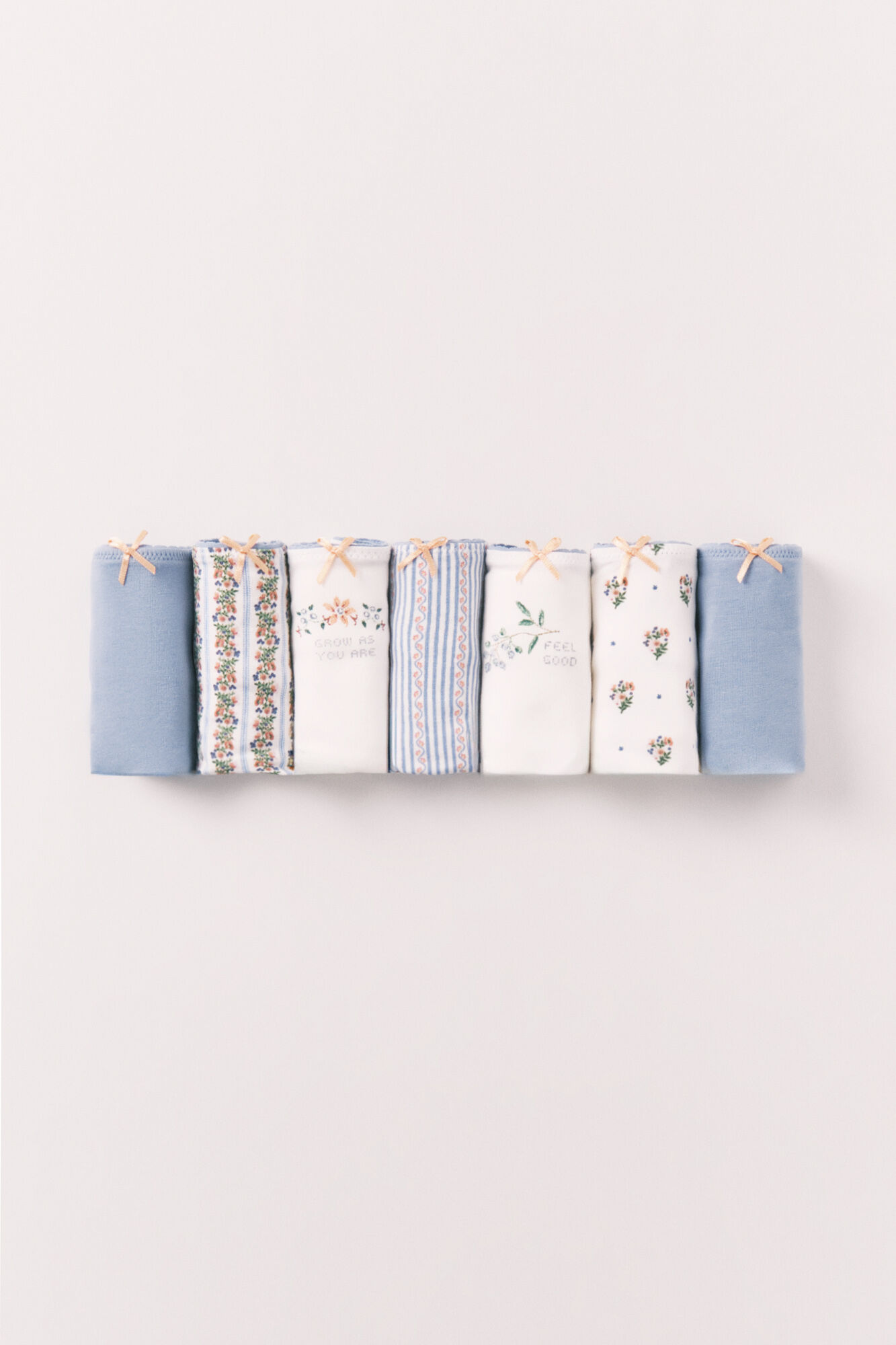 Women'secret Multicoloured cotton print 7-pack thongs