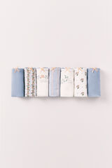 Women'secret Multicoloured cotton print 7-pack thongs printed