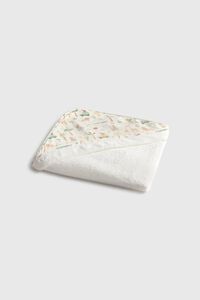 Textura Toalla capucha estampado jungla