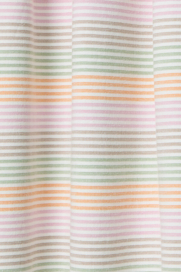 Womensecret Striped fabric and terrycloth beach towel Narančasta