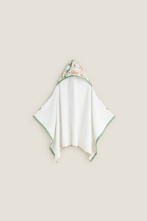 Womensecret Dinosaur hooded towel fehér