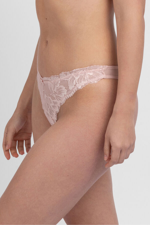 Dorina Tanga Perfect lace rosa