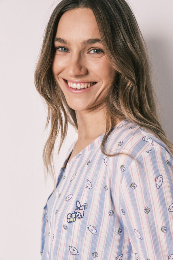 Women'secret Pyjama &agrave; rayures et haut bleu bleu