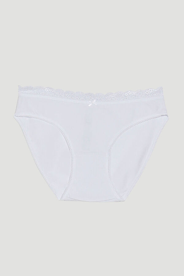 Womensecret Maternity panty with lace details blanc