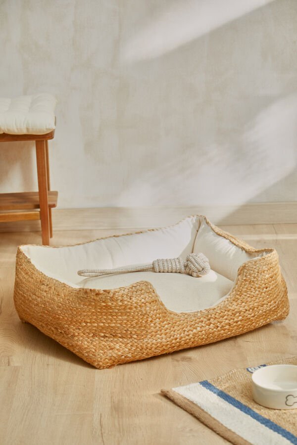 Calma House Ural Jute Haustierbett Nude
