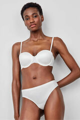 Gisela Bandeau bra Naturwei&szlig;
