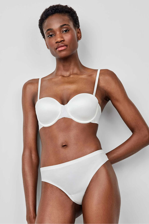 Gisela Bandeau bra Naturwei&szlig;