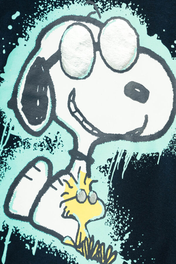 Womensecret Camiseta para niño de Snoopy azul