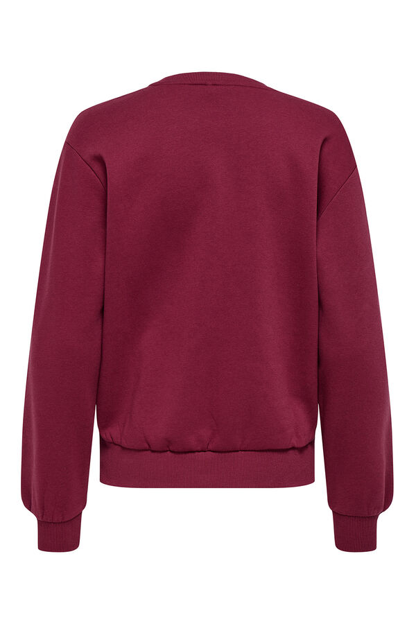 Only Play Sudadera cuello redondo morado/lila