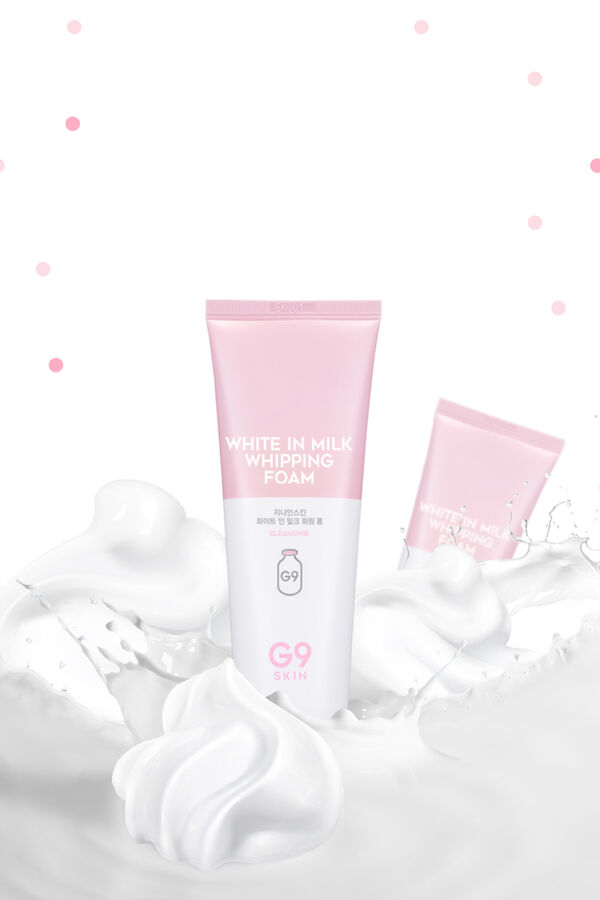 Womensecret White in Milk Facial Cleanser pink