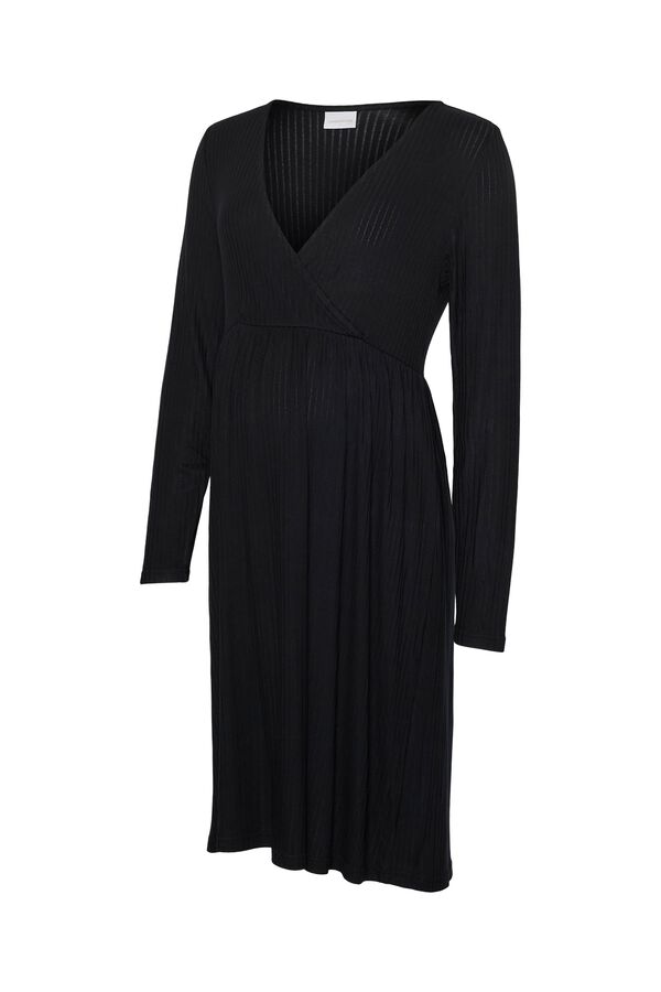 Mamalicious Maternity midi dress black