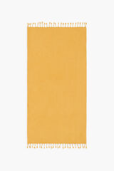 Womensecret Mustard Ola 100 x 180 beach towel imprimé
