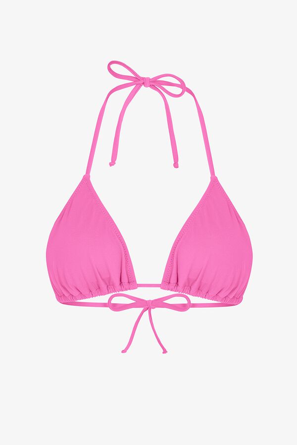 Penti Top bikini triangular cl&aacute;sico rosa