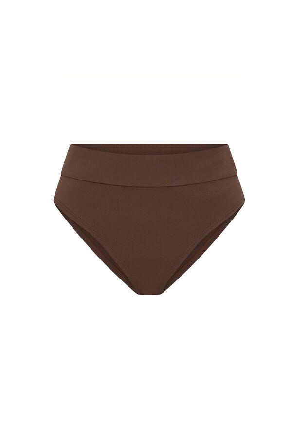 Modibodi Braga de Bikini Menstrual Alta Flujo Moderado Chocolate naranja