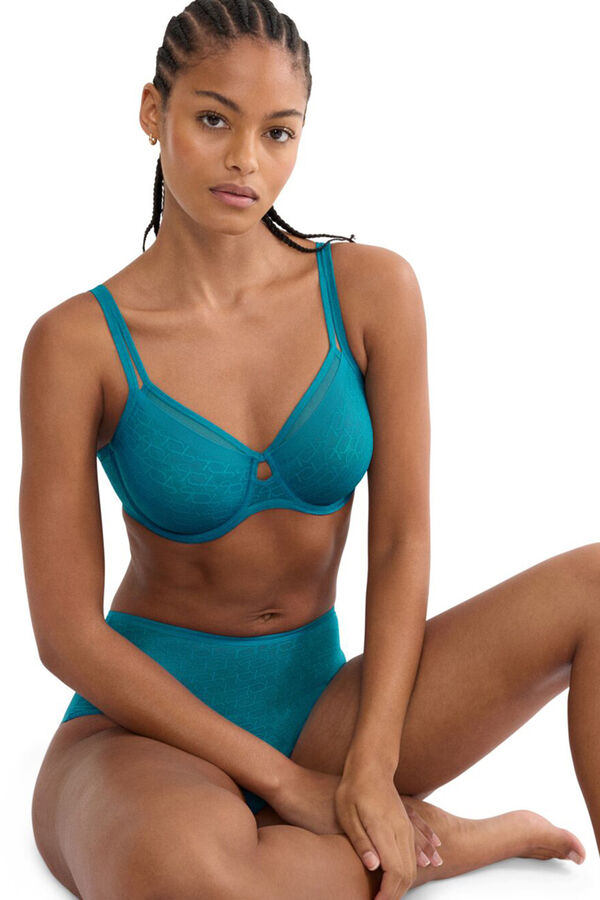 Triumph Sujetador reductor con aro turquesa