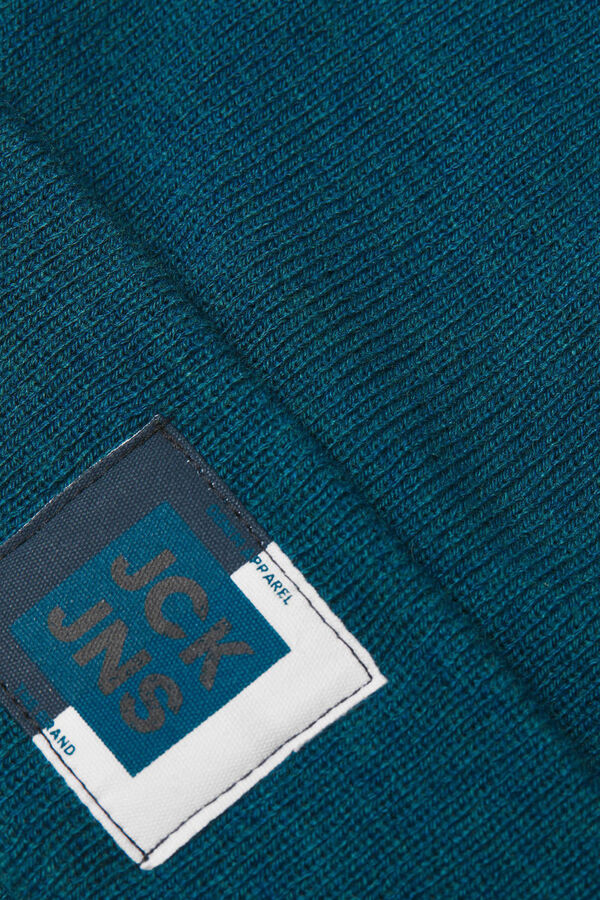 Jack & Jones Knit beanie hat bleu
