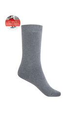 Punto Blanco Meias curtas lisas cinzento