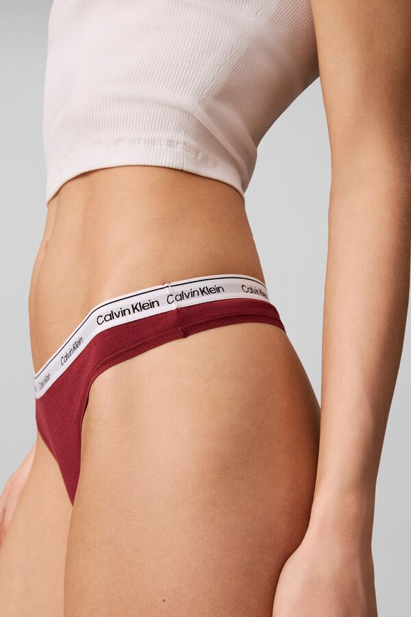 Calvin Klein Pack de 3 tangas vermelho
