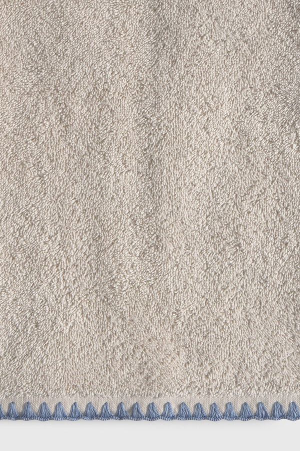 Textura Badetuch mit Ziersteppung Braun