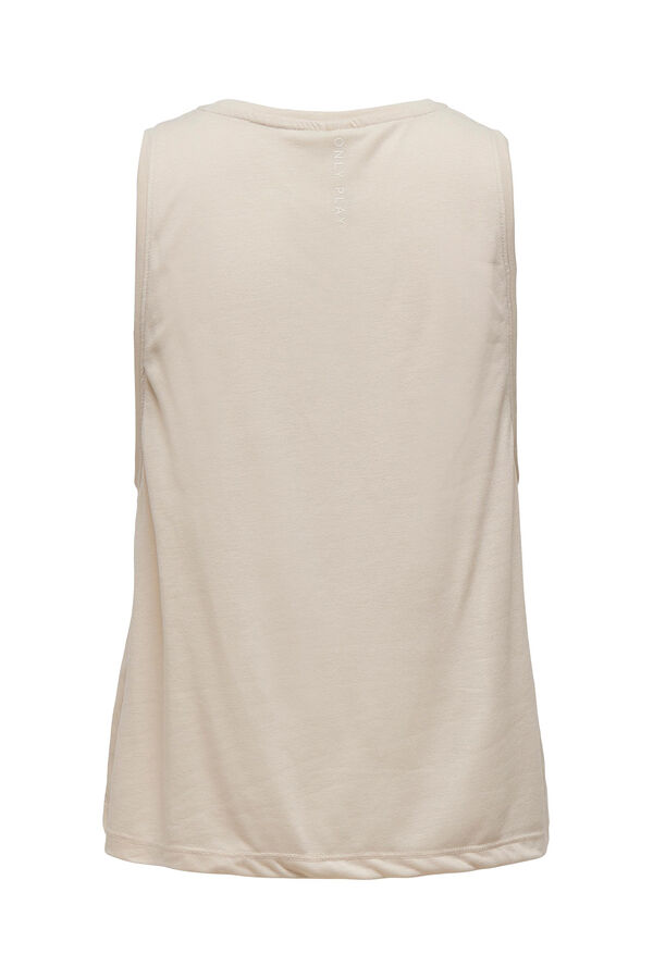 Only Play Top deportivo sin mangas brown