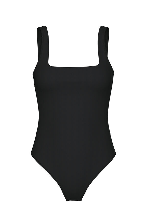 Pieces Schwarzer Tr&auml;ger Body Schwarz