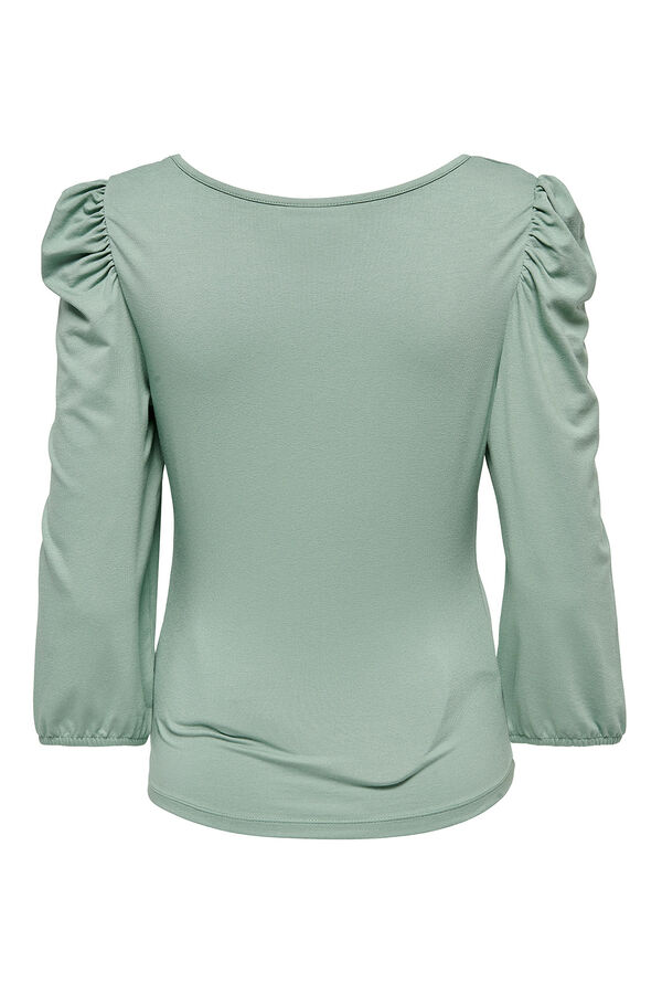 Only Maternity Camiseta de manga francesa maternity verde