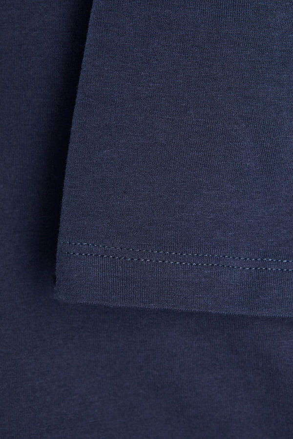 Jack & Jones Camiseta manga corta logo relaxed fit blue