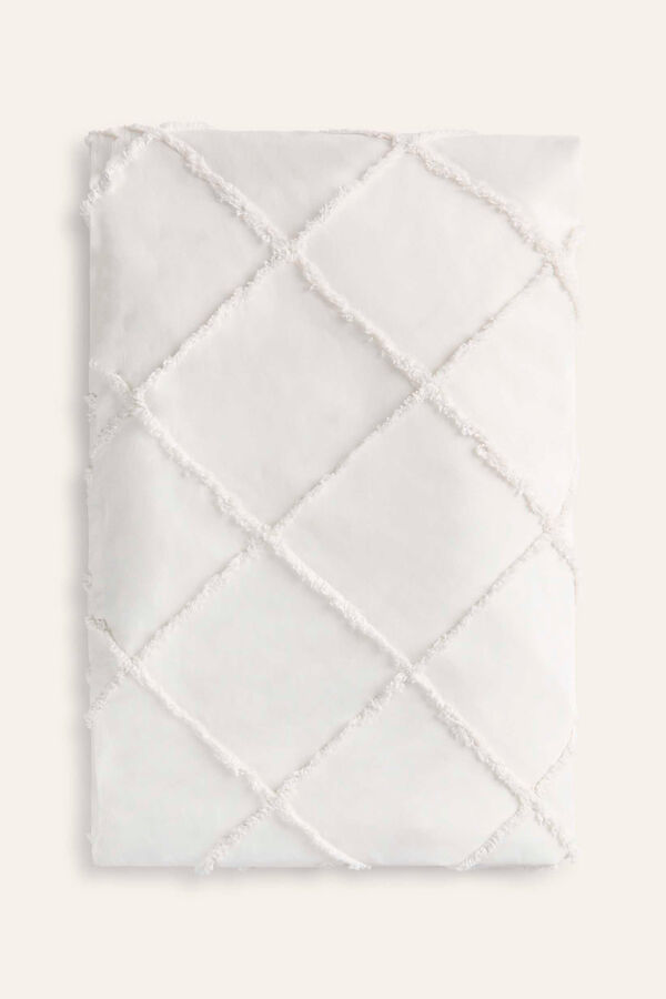 Womensecret Royal white tufted bedspread blanc