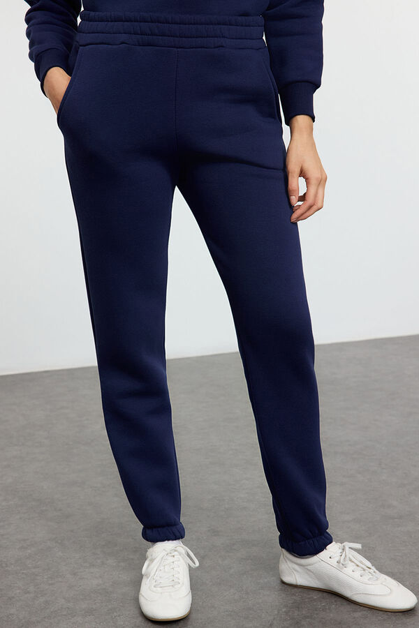 Trendyol Conjunto ch&aacute;ndal jogging felpa polar azul azul