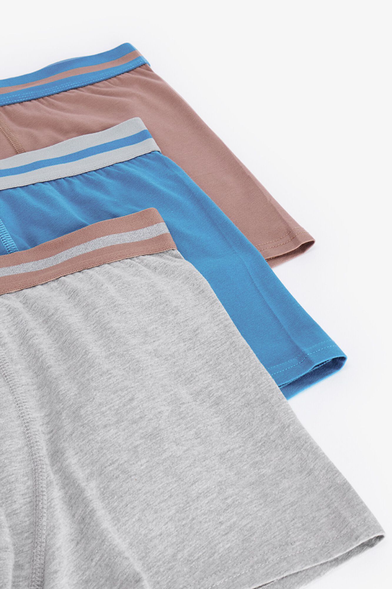 Penti Pack 3 boxer com el&aacute;stico na cintura &agrave;s riscas