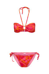 Only Ensemble de bikini imprim&eacute; rose