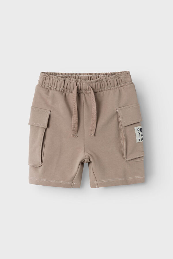 Womensecret Boy's Bermuda shorts with side pockets nude