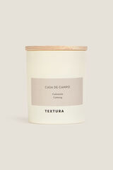 Textura Vela perfumada afrutada beige