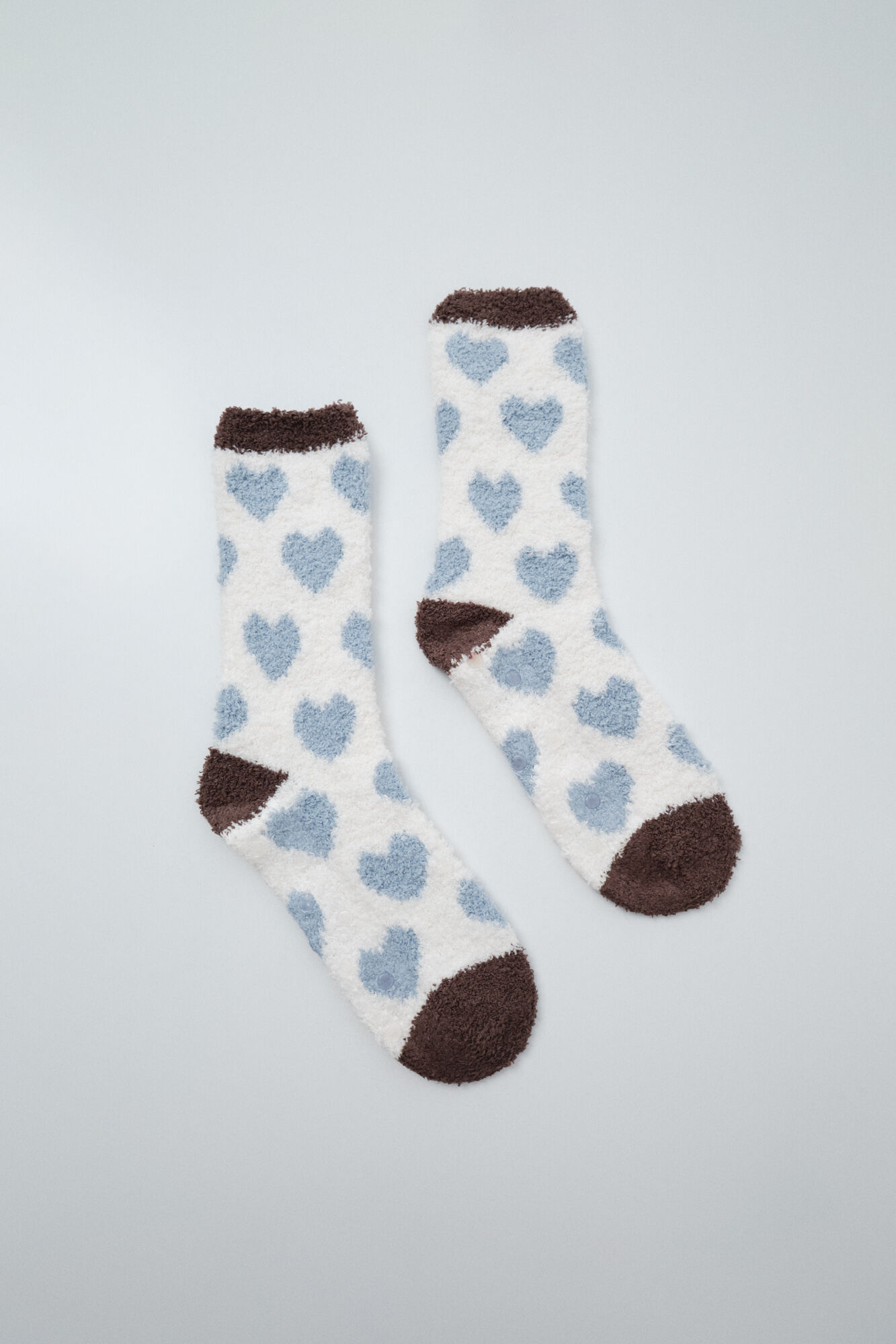 Women'secret Chaussettes longues imprim&eacute; c&oelig;urs bleu