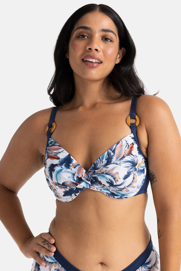Womensecret Non padded bikini top Cairns kék