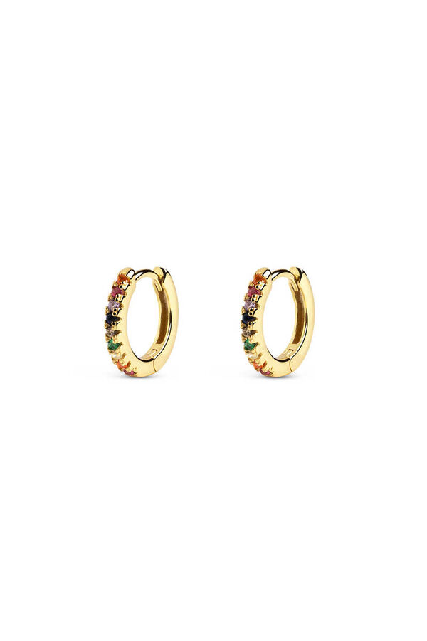 Womensecret Gold Colours Hoop Earrings Žuta