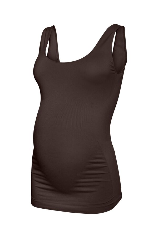 Mamalicious Tank top deportivo Maternity marr&oacute;n