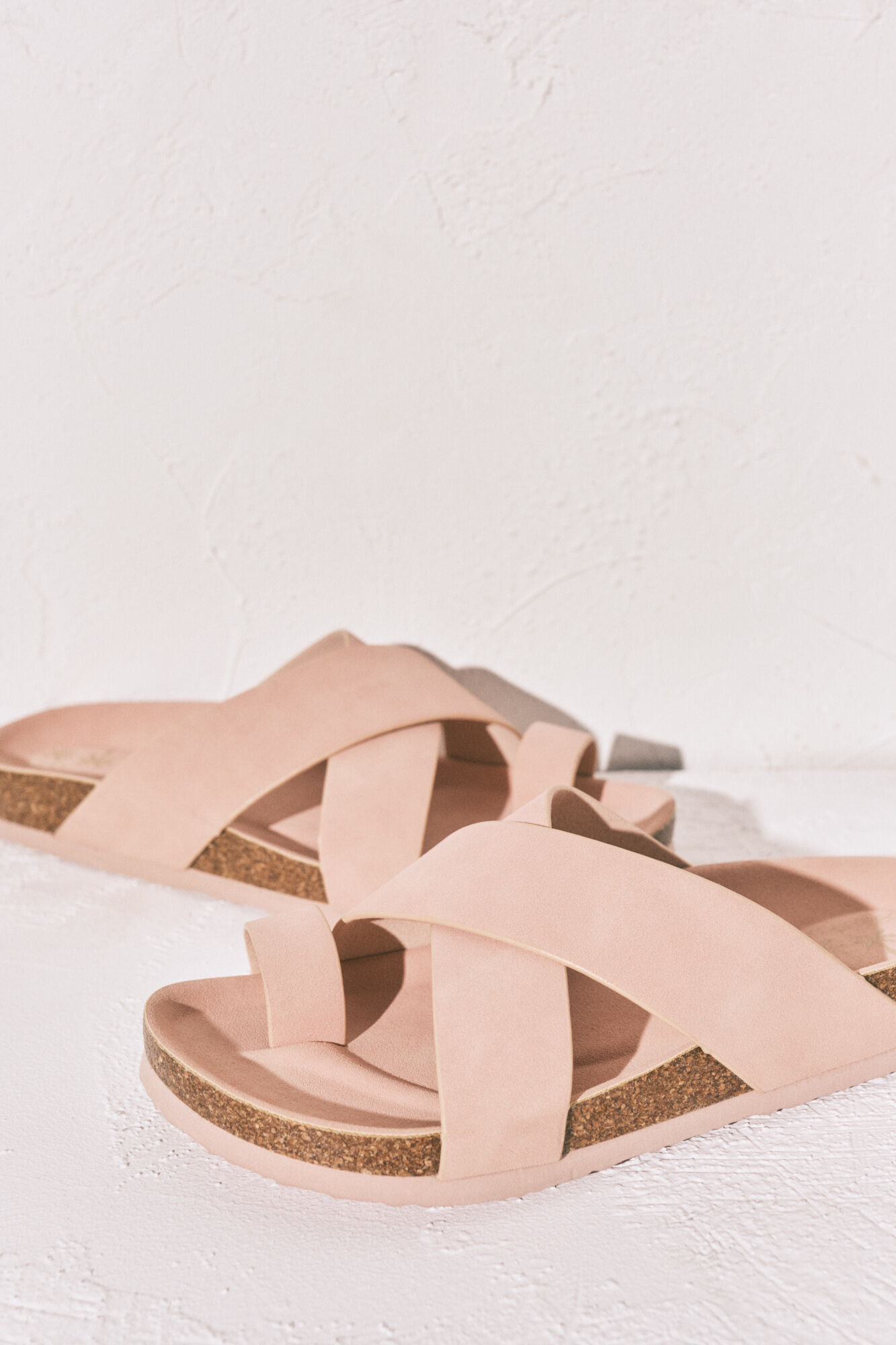 Women'secret Sand&aacute;lia bio de tiras cruzadas rosa