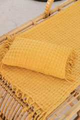 Womensecret Mustard Ola 20 x 30 beach cushion rávasalt mintás