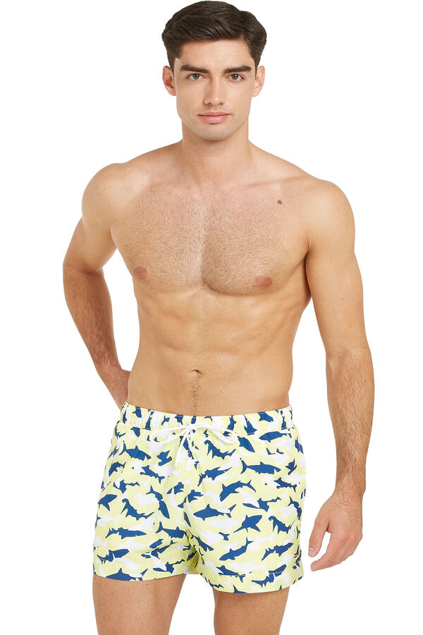 Womensecret Men's printed swim shorts imprimé