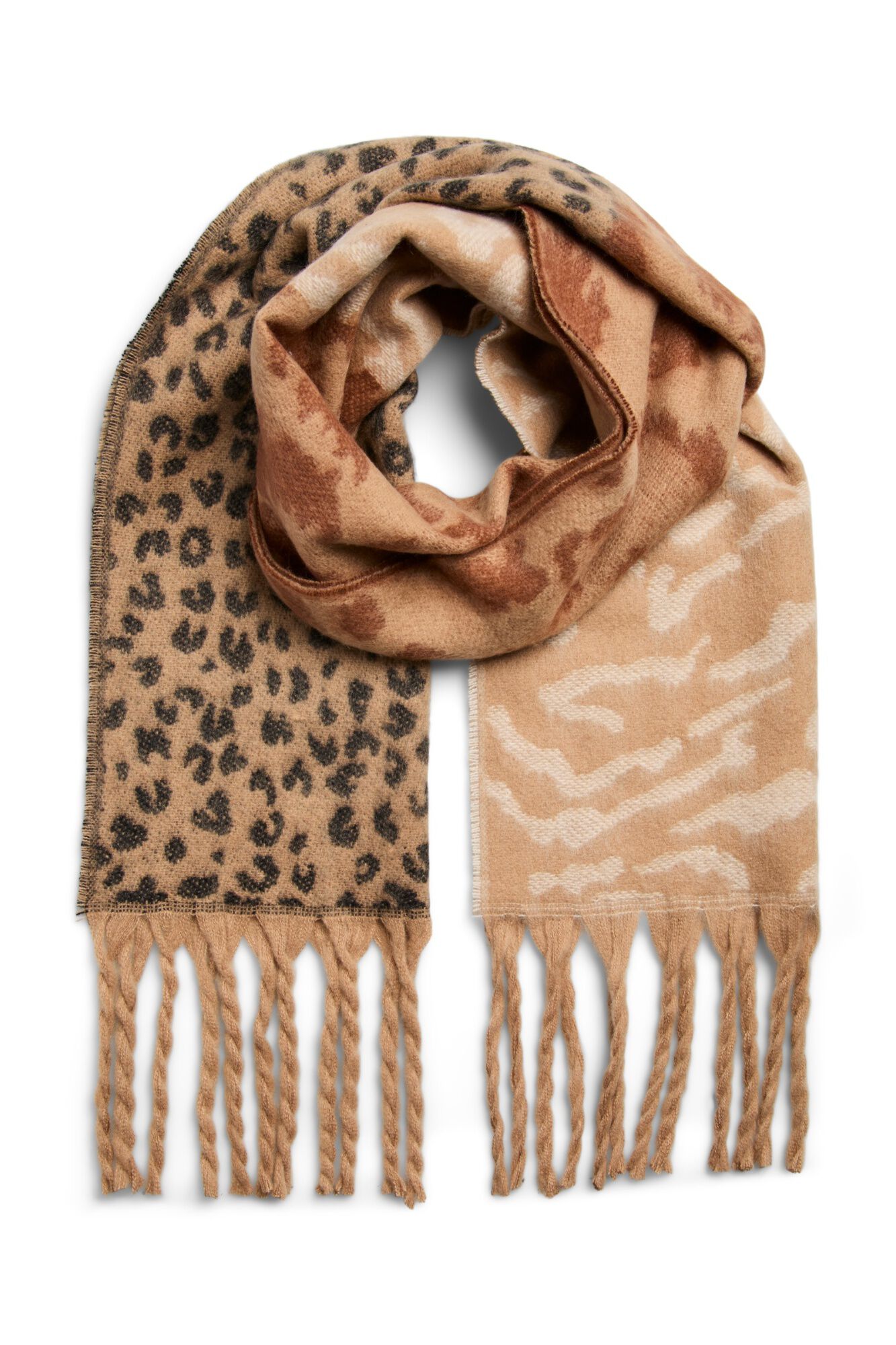 Pieces Bufanda animal print