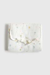 Textura Cotton balloon changing mat white