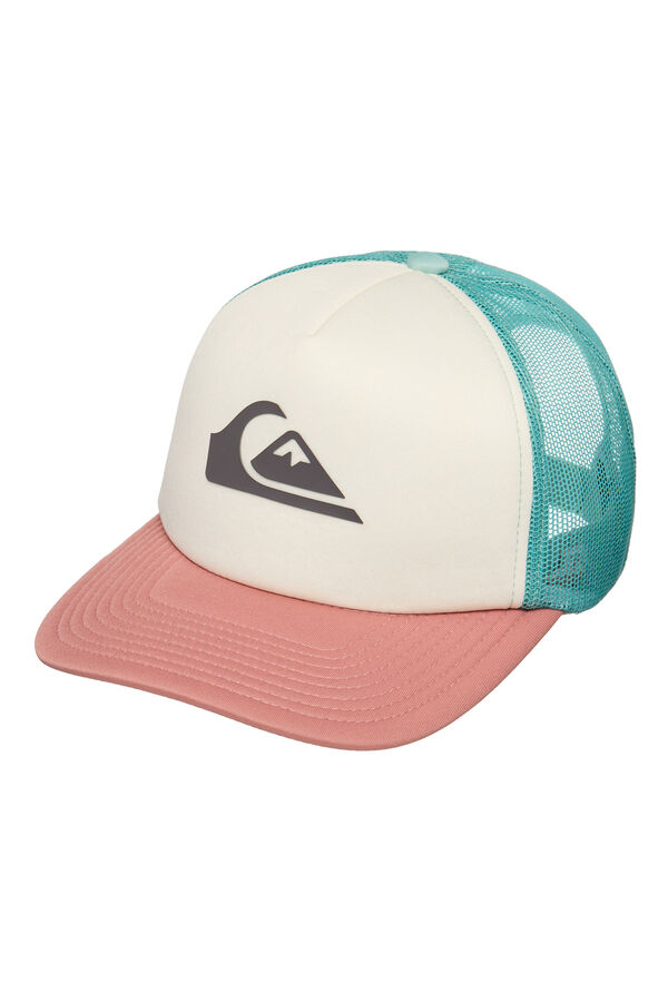 Quiksilver Gorra logo colores pastel fucsia
