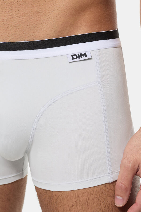 DIM Pacote com 2 boxers de algod&atilde;o el&aacute;stico estampado