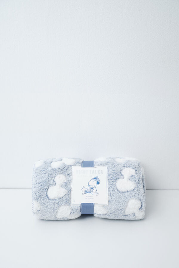 Women'secret Couverture polaire Snoopy bleue bleu