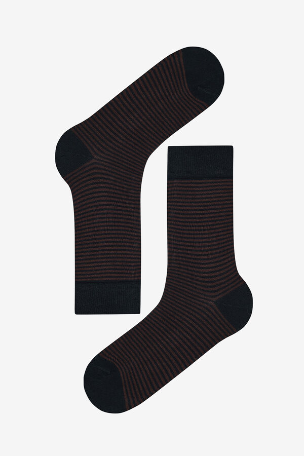 Penti Pacote de 5 meias masculinas azul