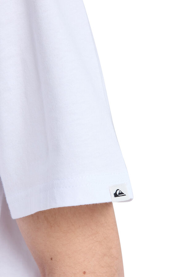 Quiksilver Logo print short sleeve T-shirt white